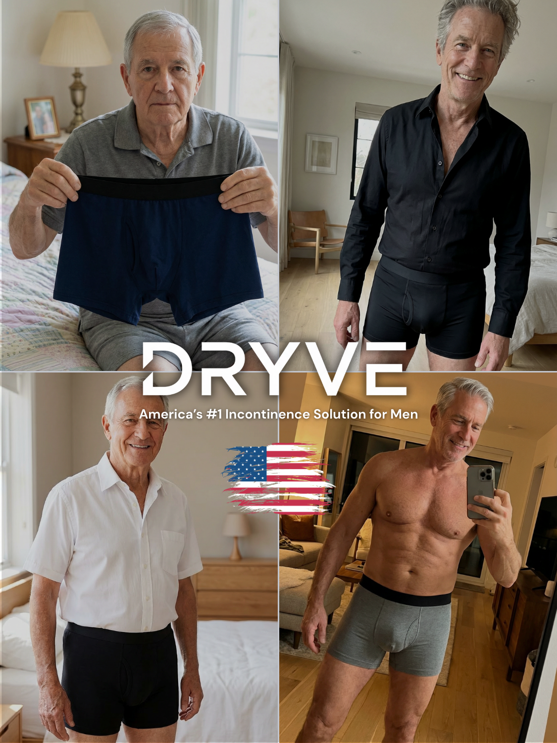 DRYVE Leak-Proof Boxer Briefs (5-Pack)