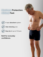 DRYVE Leak-Proof Boxer Briefs (10-Pack)