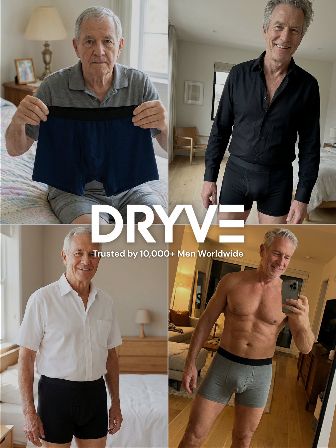 DRYVE Leak-Proof Boxer Briefs (2+1 FREE)